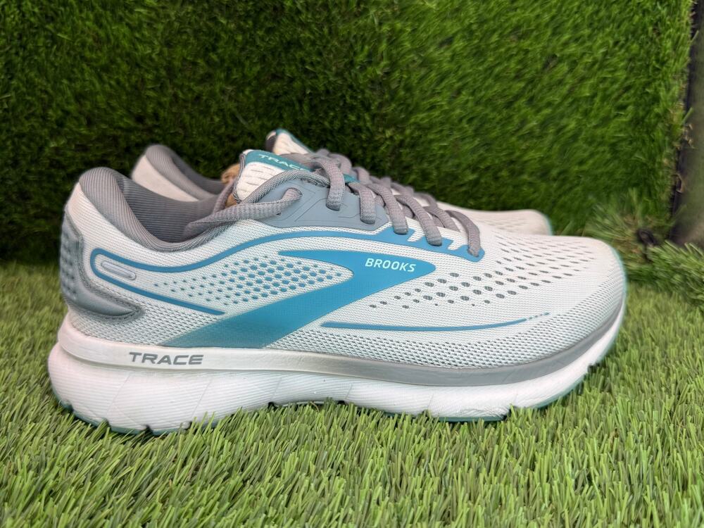 Brooks Trace 2 1203751B185 Athletic Sneaker Women's 6.5B Gray Mesh Gym Training